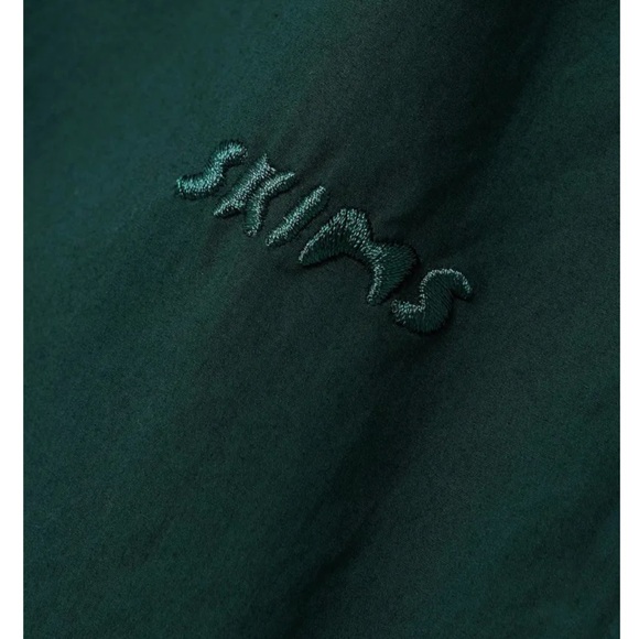 SKIMS WOMENS COTTON POPLIN PAJAMA PANT XL PINE GREEN - Picture 5 of 13